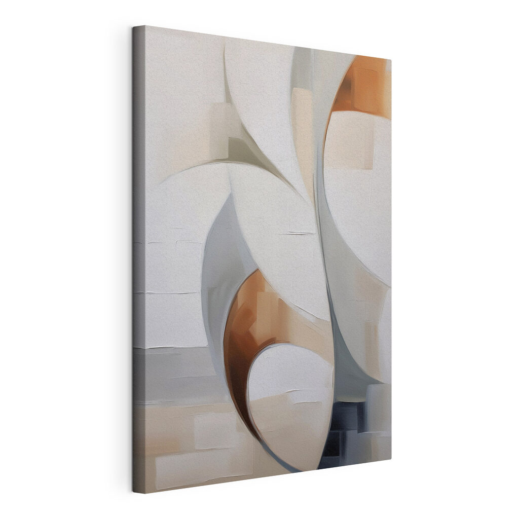 White and brown art White and brown art