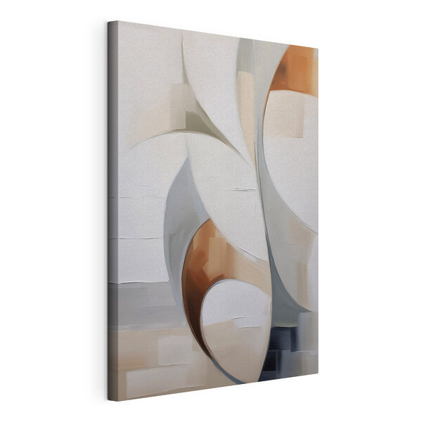 White and brown art White and brown art