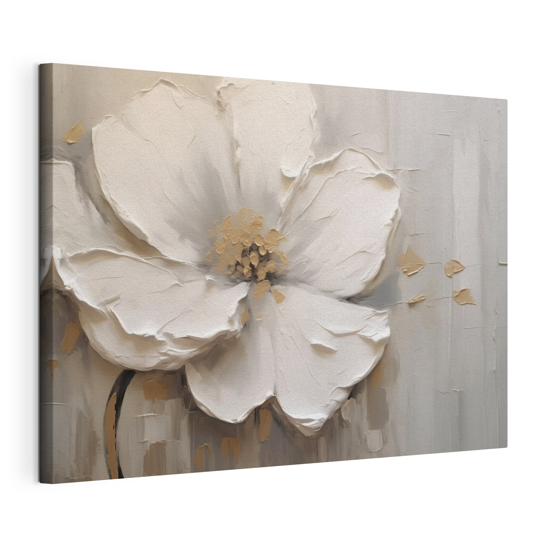 Delicate white floral elegance displayed
