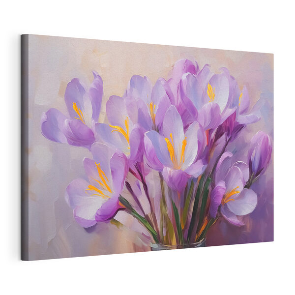 Canvas Schilderijen Delicate bloemen in zachte tinten (Artikelnummer: s43437) Canvas Schilderijen Canvas Schilderijen Delicate bloemen in zachte tinten (Artikelnummer: s43437)