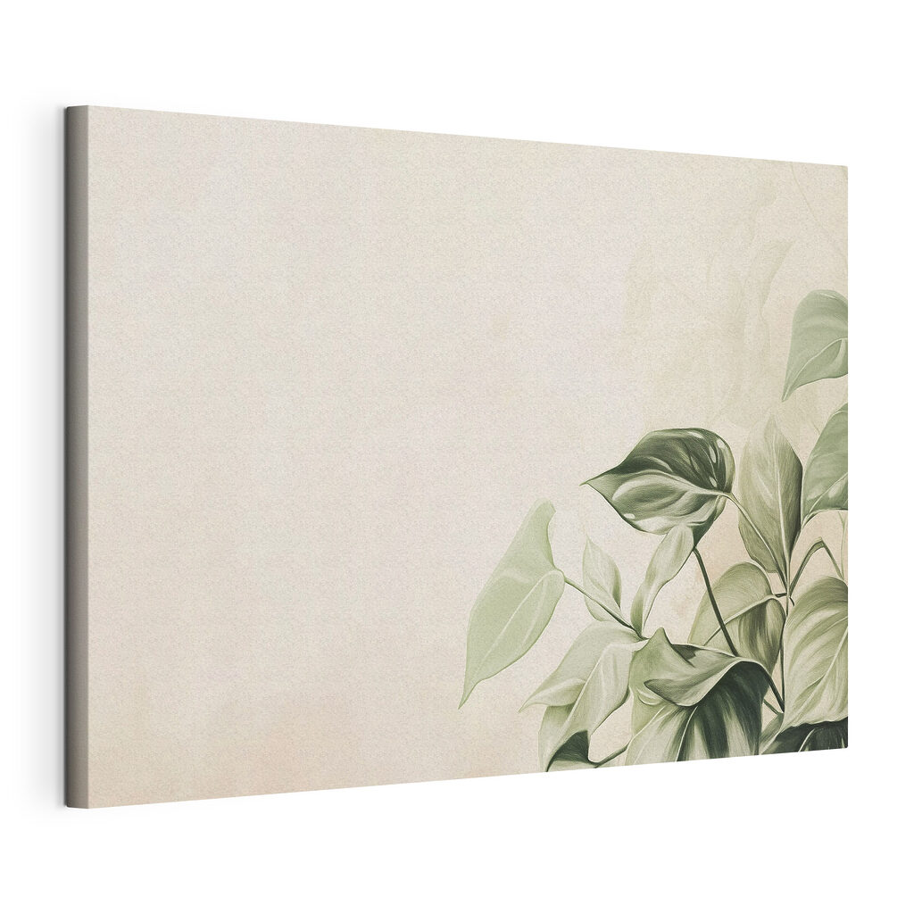 Serene greens in soft light
