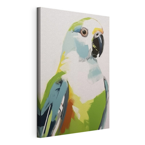 Canvas Schilderijen Kleurrijke vogel met zwarte snavel (Artikelnummer: s43931) Canvas Schilderijen Canvas Schilderijen Kleurrijke vogel met zwarte snavel (Artikelnummer: s43931)