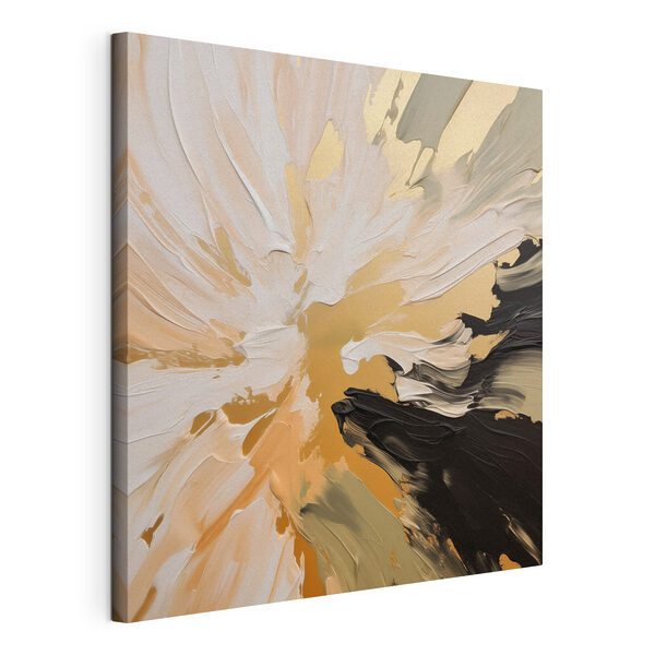 Canvas Schilderijen Abstracte streken in gedempte tinten