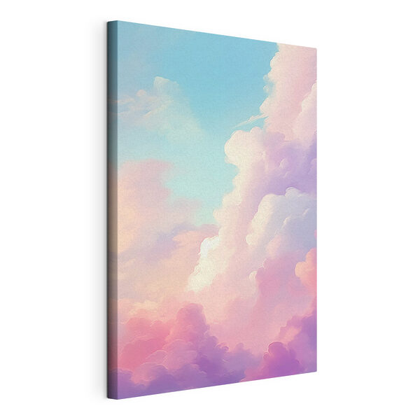Canvas Schilderijen Canvas Schilderijen Blauwe lucht met wolken (Artikelnummer: s45434)