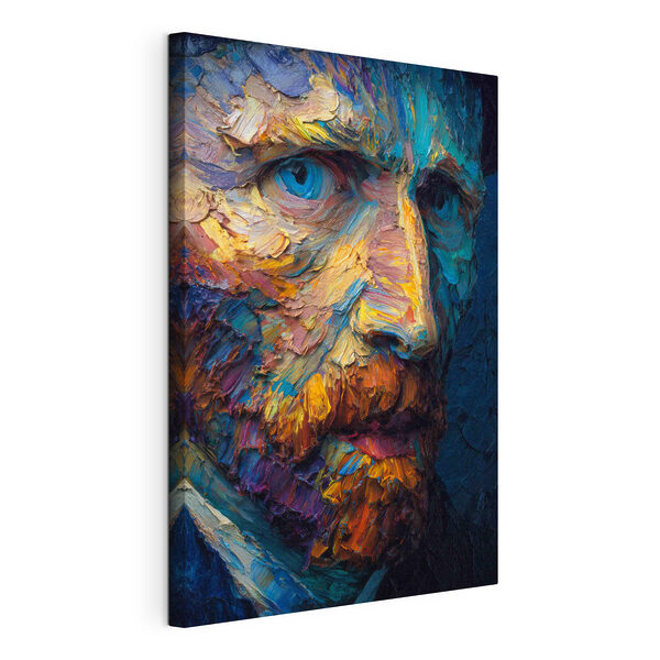 Canvas Schilderijen Canvas Schilderijen Schilderij van het gezicht van een man (Artikelnummer: s45546)