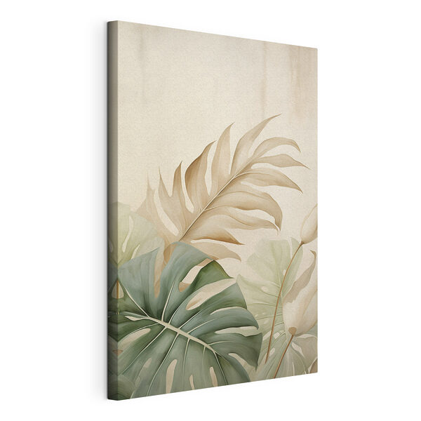 Canvas Schilderijen Weelderig gebladerte in zachte pasteltinten (Artikelnummer: s45617) Canvas Schilderijen Canvas Schilderijen Weelderig gebladerte in zachte pasteltinten (Artikelnummer: s45617)
