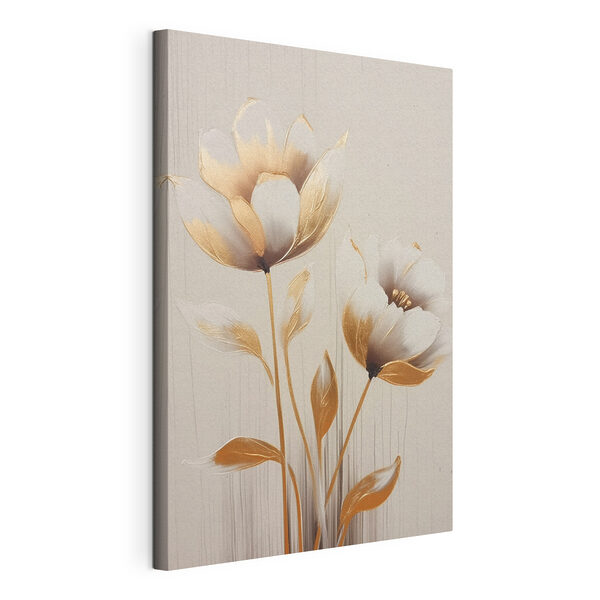 Canvas Schilderijen Schilderij van bloemen op een witte ondergrond (Artikelnummer: s45630) Canvas Schilderijen Canvas Schilderijen Schilderij van bloemen op een witte ondergrond (Artikelnummer: s45630)