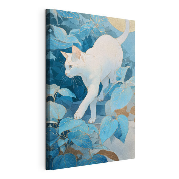 Canvas Schilderijen Kat die over een rots loopt (Artikelnummer: s46362) Canvas Schilderijen Canvas Schilderijen Kat die over een rots loopt (Artikelnummer: s46362)