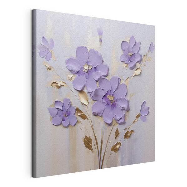 Canvas Schilderijen Schilderij van bloemen op een muur (Artikelnummer: s46827) Canvas Schilderijen Canvas Schilderijen Schilderij van bloemen op een muur (Artikelnummer: s46827)