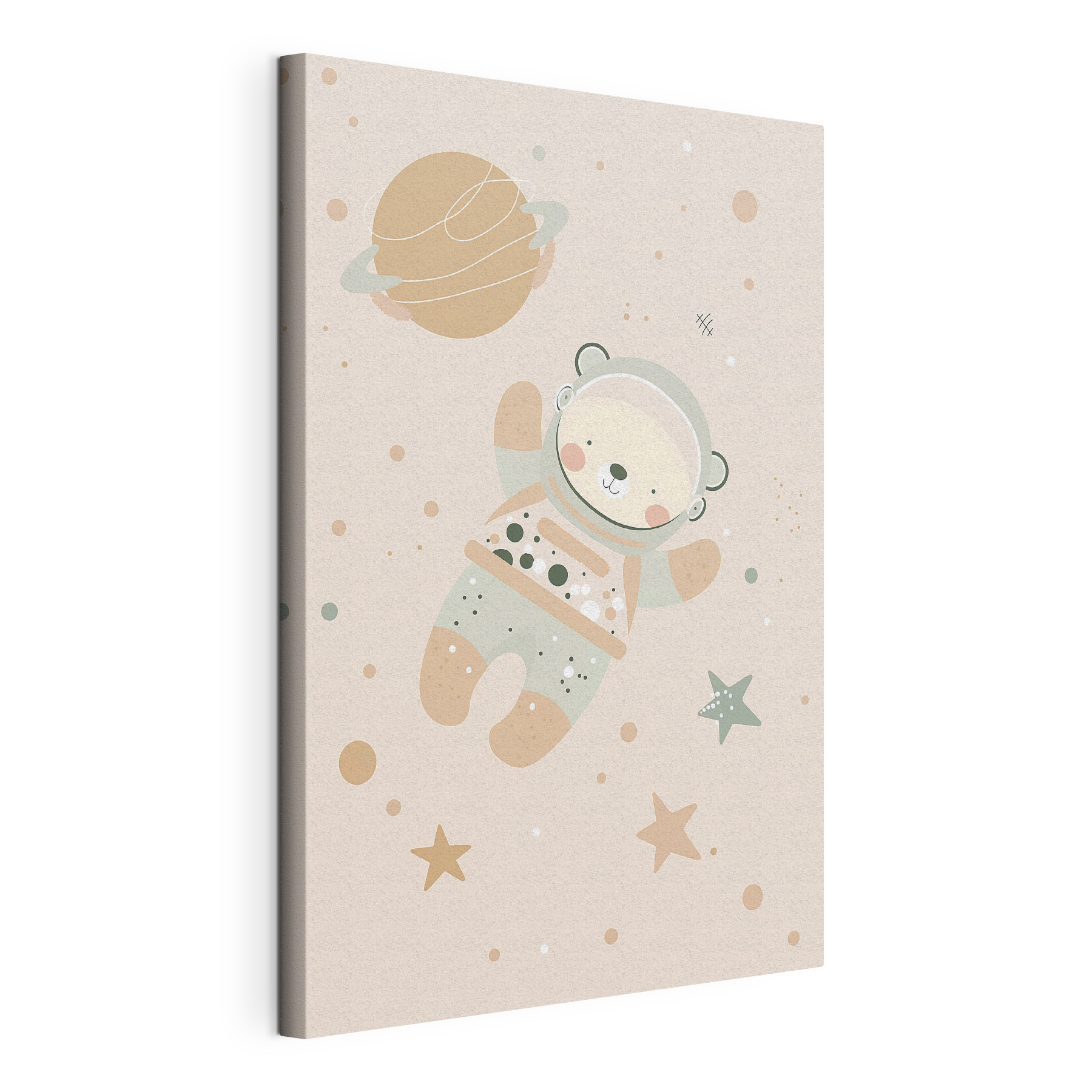 Cartoon bear in space Cartoon bear in space