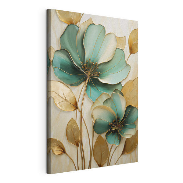 Canvas Schilderijen Bloemkunst met elegante ontwerpelementen (Artikelnummer: s47418) Canvas Schilderijen Canvas Schilderijen Bloemkunst met elegante ontwerpelementen (Artikelnummer: s47418)