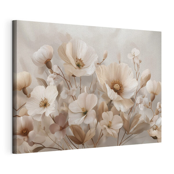 Canvas Schilderijen Groep witte bloemen (Artikelnummer: s47645) Canvas Schilderijen Canvas Schilderijen Groep witte bloemen (Artikelnummer: s47645)