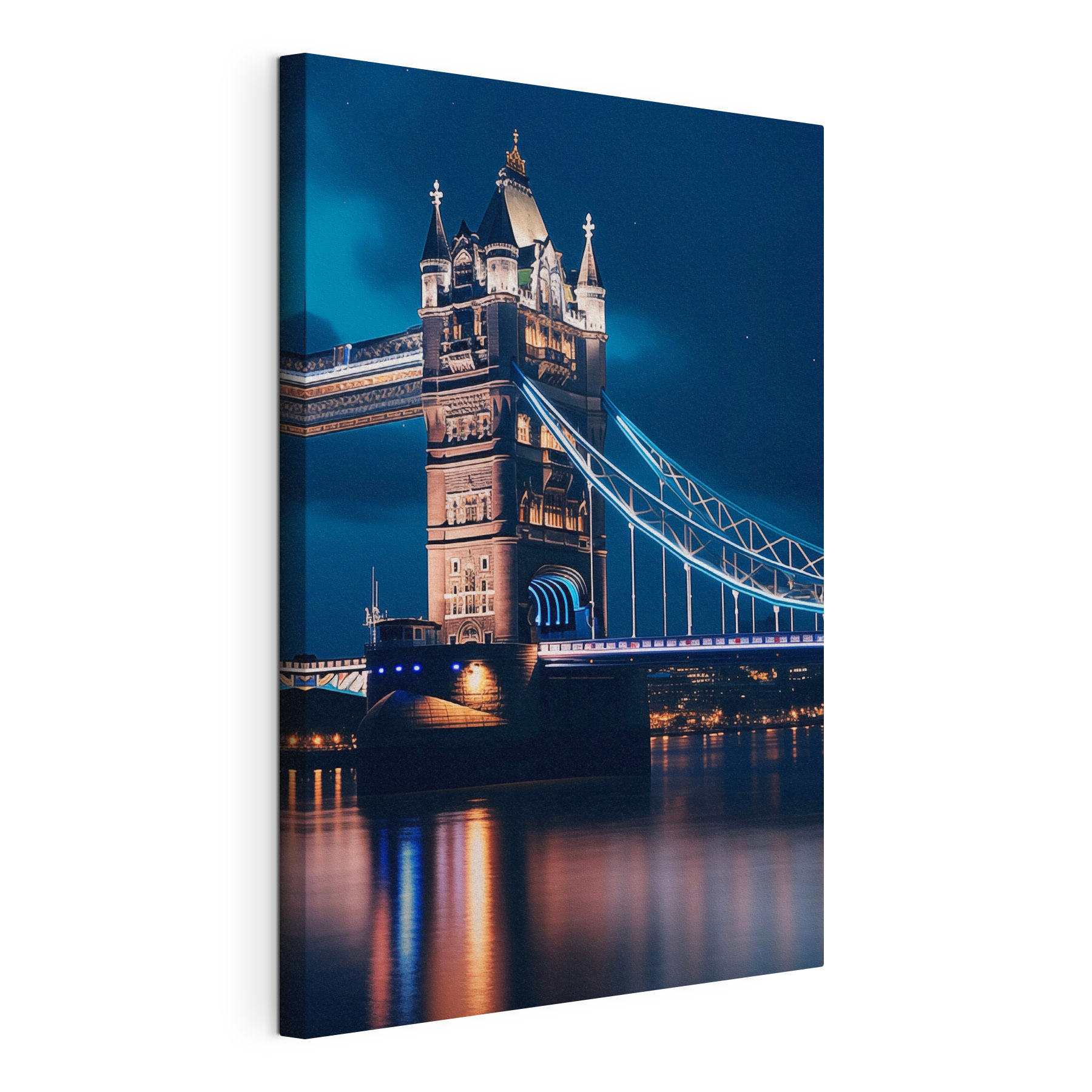 Bridge with a castle on it