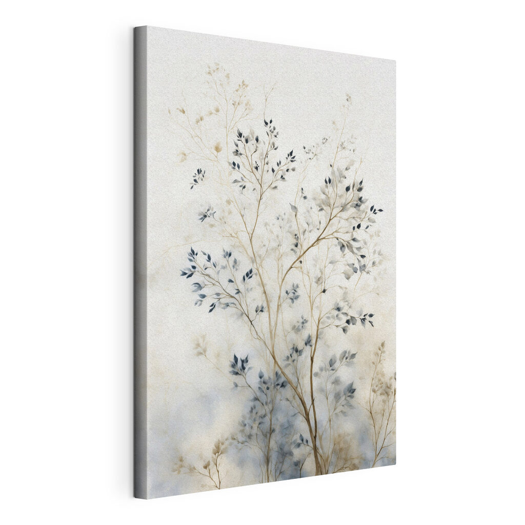 Painting of a tree with leaves Painting of a tree with leaves