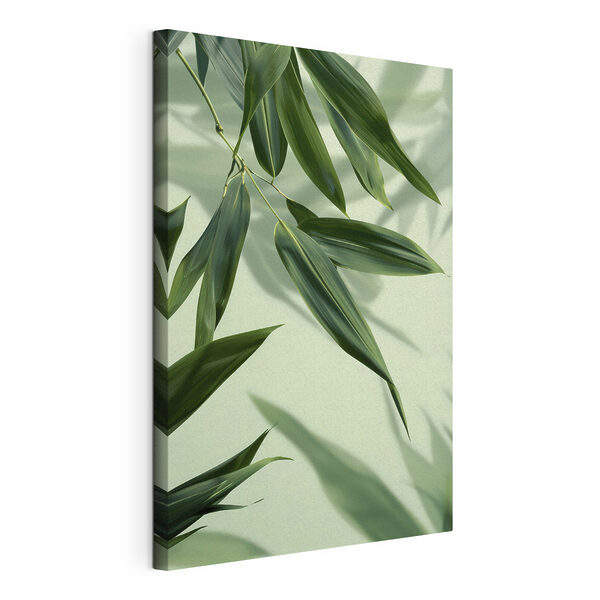 Canvas Schilderijen Weelderige bladeren tegen een zachte achtergrond (Artikelnummer: s47814) Canvas Schilderijen Canvas Schilderijen Weelderige bladeren tegen een zachte achtergrond (Artikelnummer: s47814)