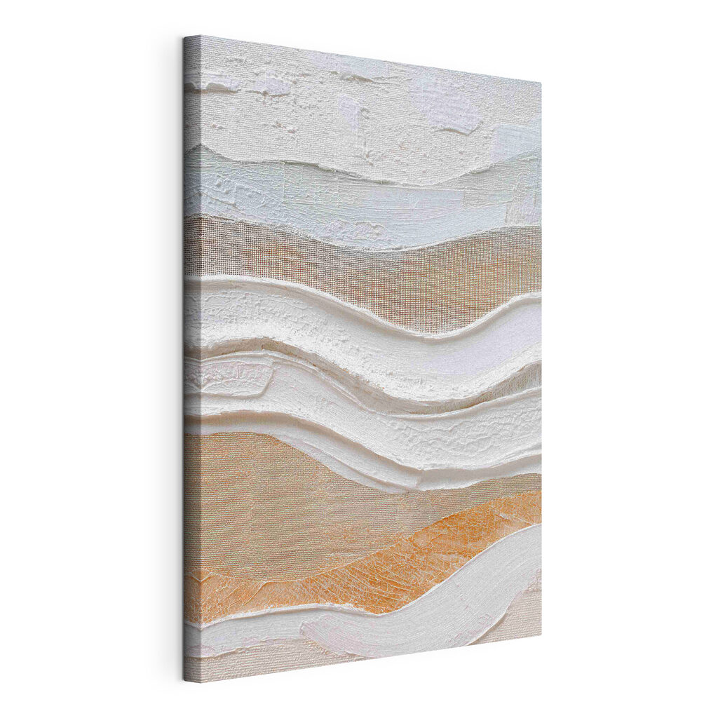 Abstract layers of soft colors