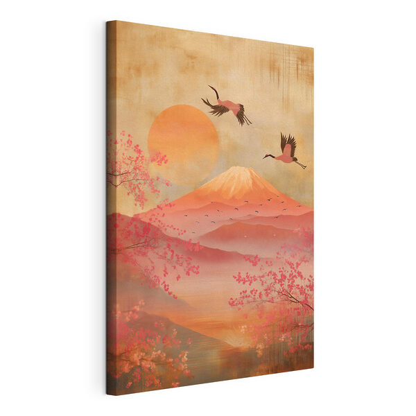 Canvas Schilderijen Schilderij van een berg met een vogel die eroverheen vliegt (Artikelnummer: s47992) Canvas Schilderijen Canvas Schilderijen Schilderij van een berg met een vogel die eroverheen vliegt (Artikelnummer: s47992)
