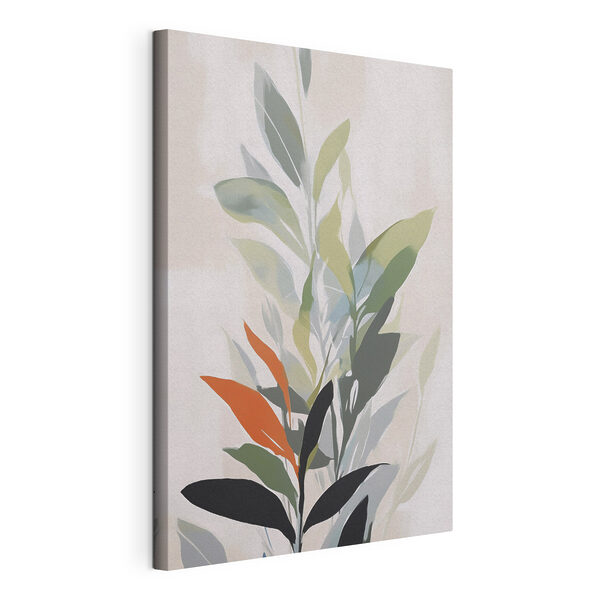 Canvas Schilderijen Levendig gebladerte tegen een zachte achtergrond (Artikelnummer: s48058) Canvas Schilderijen Canvas Schilderijen Levendig gebladerte tegen een zachte achtergrond (Artikelnummer: s48058)