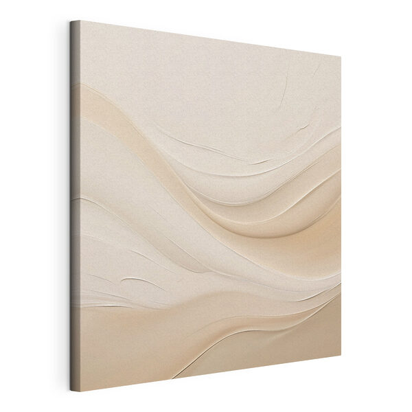 Canvas Schilderijen Witte en bruine golvende lijnen (Artikelnummer: s48097) Canvas Schilderijen Canvas Schilderijen Witte en bruine golvende lijnen (Artikelnummer: s48097)