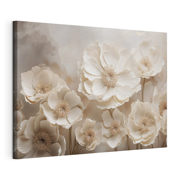 Canvas Schilderijen Groep witte bloemen (Artikelnummer: s48111) Canvas Schilderijen Canvas Schilderijen Groep witte bloemen (Artikelnummer: s48111)