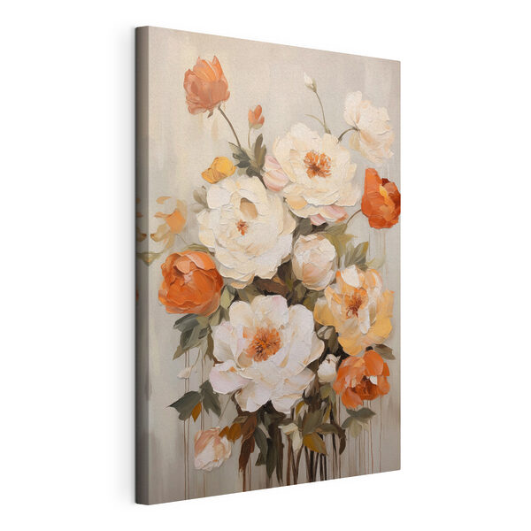 Canvas Schilderijen Schilderij van bloemen op een witte ondergrond (Artikelnummer: s48135) Canvas Schilderijen Canvas Schilderijen Schilderij van bloemen op een witte ondergrond (Artikelnummer: s48135)