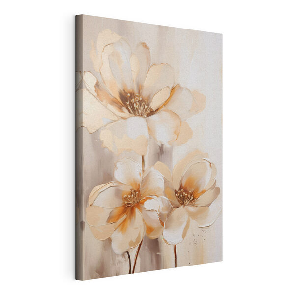 Canvas Schilderijen Schilderij van bloemen op een witte ondergrond (Artikelnummer: s48157) Canvas Schilderijen Canvas Schilderijen Schilderij van bloemen op een witte ondergrond (Artikelnummer: s48157)