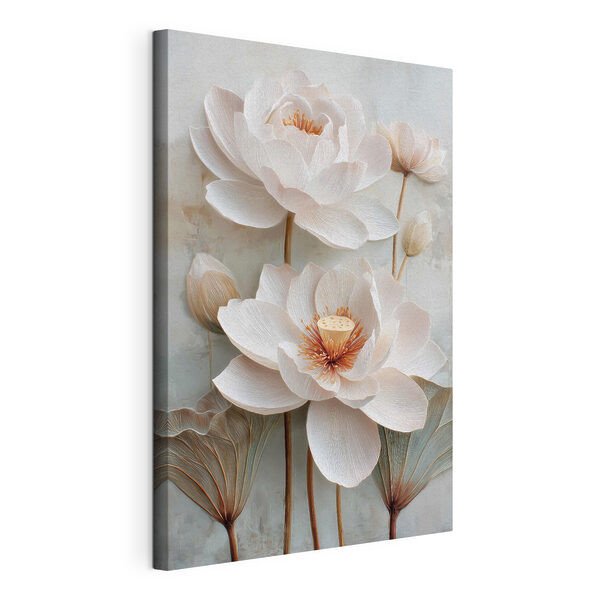 Canvas Schilderijen Verfijnde bloemen in zachte pasteltinten (Artikelnummer: s48213) Canvas Schilderijen Canvas Schilderijen Verfijnde bloemen in zachte pasteltinten (Artikelnummer: s48213)