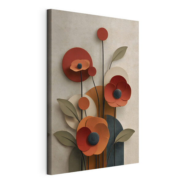 Canvas Schilderijen Wanddecoratie met bloemen en bladeren (Artikelnummer: s48293) Canvas Schilderijen Canvas Schilderijen Wanddecoratie met bloemen en bladeren (Artikelnummer: s48293)