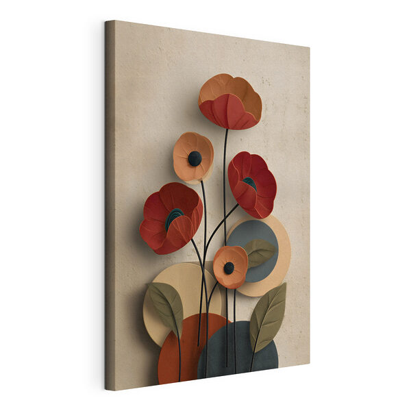 Canvas Schilderijen Opvallende bloemen tegen een zachte achtergrond (Artikelnummer: s48294) Canvas Schilderijen Canvas Schilderijen Opvallende bloemen tegen een zachte achtergrond (Artikelnummer: s48294)