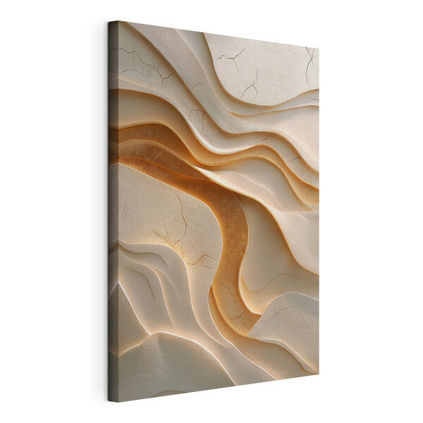 Canvas Schilderijen Canvas Schilderijen Golven van textuur en subtiele kleuren (Artikelnummer: s48314)