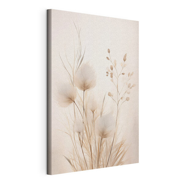 Canvas Schilderijen Canvas Schilderijen Verfijnde bloemen in zachte tinten (Artikelnummer: s48346)