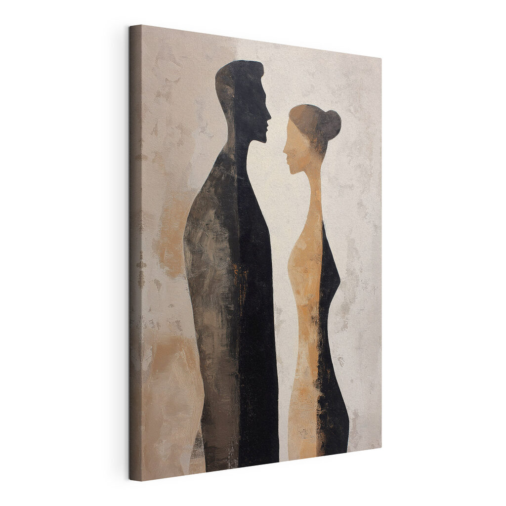 Painting of a man and woman Painting of a man and woman