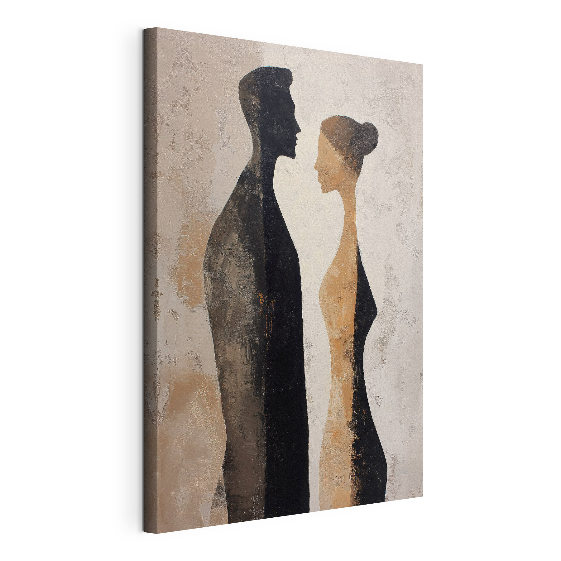 Painting of a man and woman Painting of a man and woman