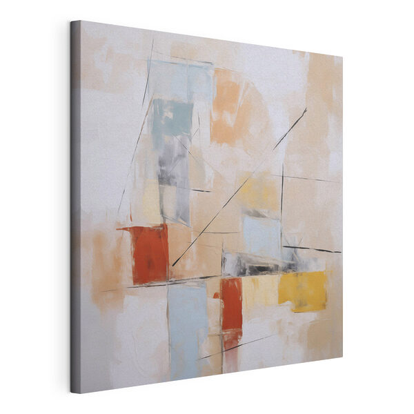 Canvas Schilderijen Schilderij van een kleurrijk kunstwerk (Artikelnummer: s48418) Canvas Schilderijen Canvas Schilderijen Schilderij van een kleurrijk kunstwerk (Artikelnummer: s48418)