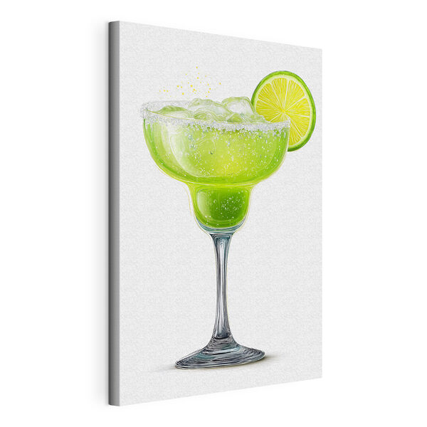 Canvas Schilderijen Glas met een drankje en een partje limoen (Artikelnummer: s48445) Canvas Schilderijen Canvas Schilderijen Glas met een drankje en een partje limoen (Artikelnummer: s48445)
