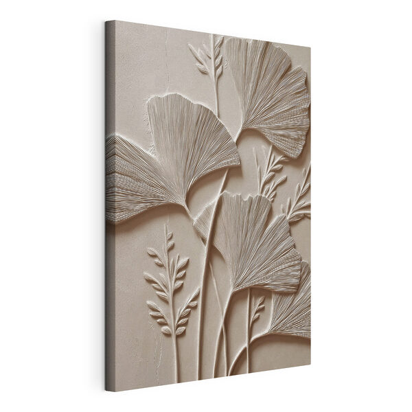 Canvas Schilderijen Canvas Schilderijen Op de natuur geïnspireerd ontwerp voor een wandreliëf (Artikelnummer: s48449)