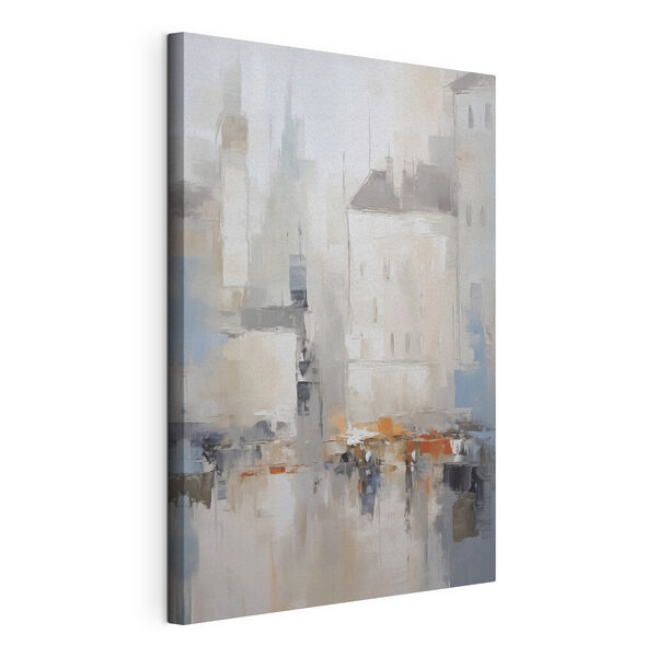 Canvas Schilderijen Canvas Schilderijen Schilderij van een gebouw (Artikelnummer: s48502)