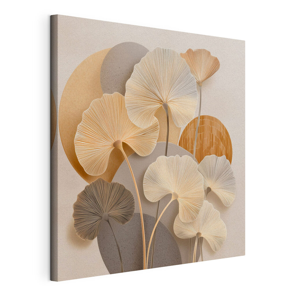 Gentle floral composition in soft tones