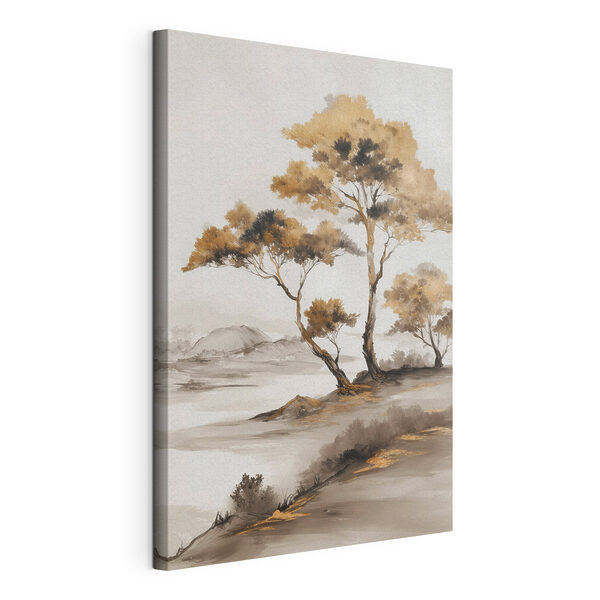 Canvas Schilderijen Schilderij van bomen in een woestijn (Artikelnummer: s48512) Canvas Schilderijen Canvas Schilderijen Schilderij van bomen in een woestijn (Artikelnummer: s48512)