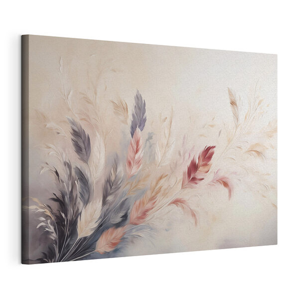 Canvas Schilderijen Canvas Schilderijen Schilderij van veren (Artikelnummer: s48537)