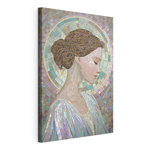 Canvas Schilderijen Mozaïek van een vrouw (Artikelnummer: s48551) Canvas Schilderijen Canvas Schilderijen Mozaïek van een vrouw (Artikelnummer: s48551)