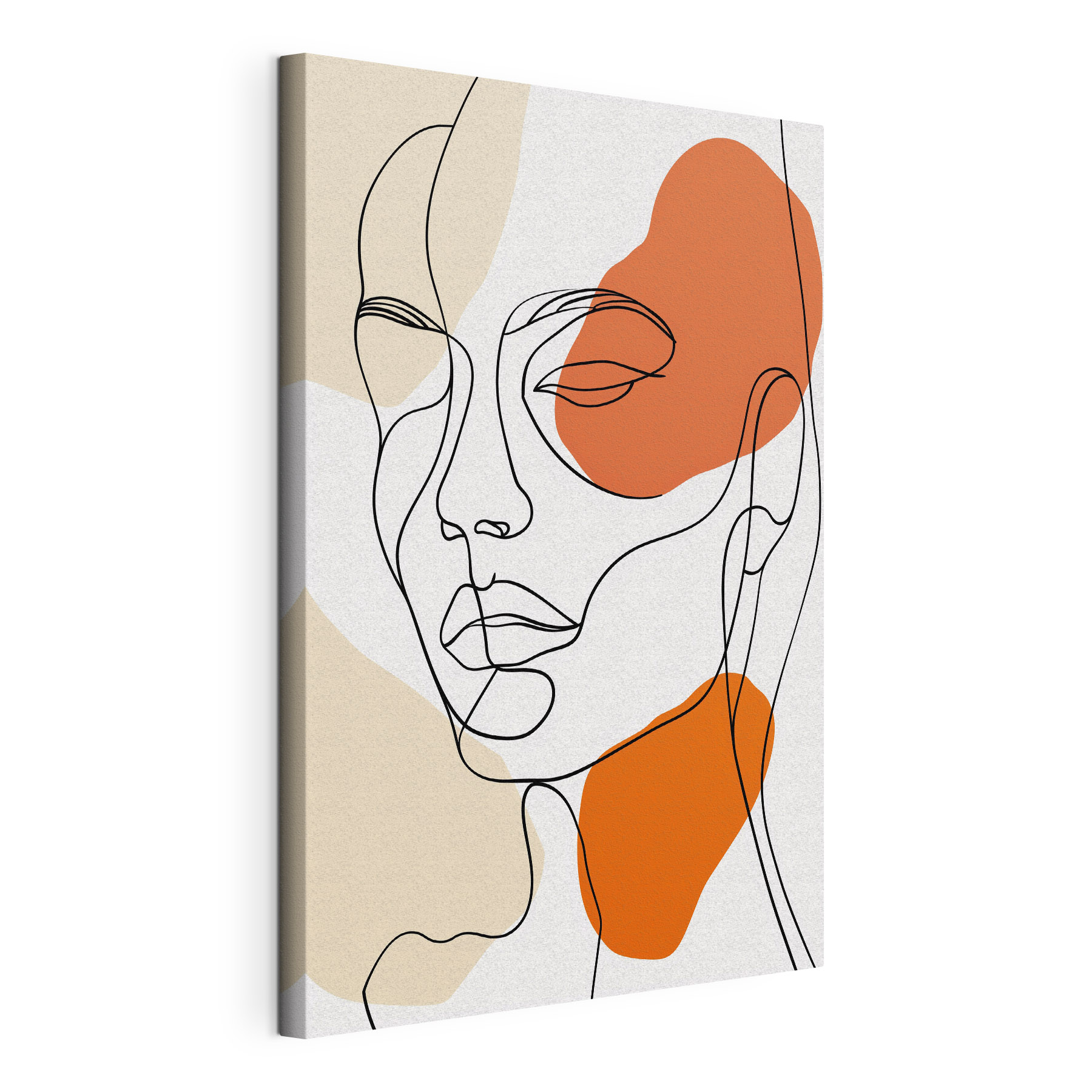 Drawing of a woman's face