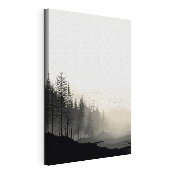 Canvas Schilderijen Landschap met bomen en bergen (Artikelnummer: s48574) Canvas Schilderijen Canvas Schilderijen Landschap met bomen en bergen (Artikelnummer: s48574)