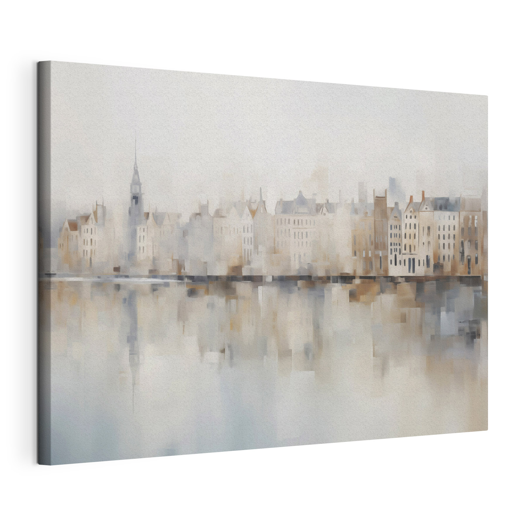 Watercolor of a city