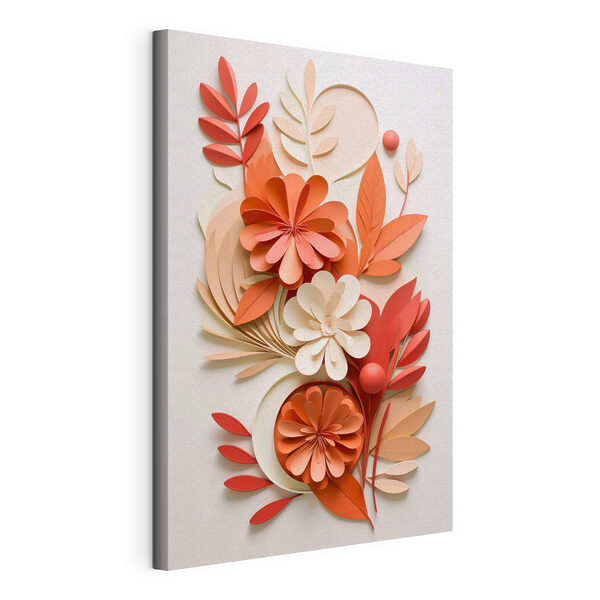 Canvas Schilderijen Papieren bloemen en bladeren (Artikelnummer: s48600) Canvas Schilderijen Canvas Schilderijen Papieren bloemen en bladeren (Artikelnummer: s48600)