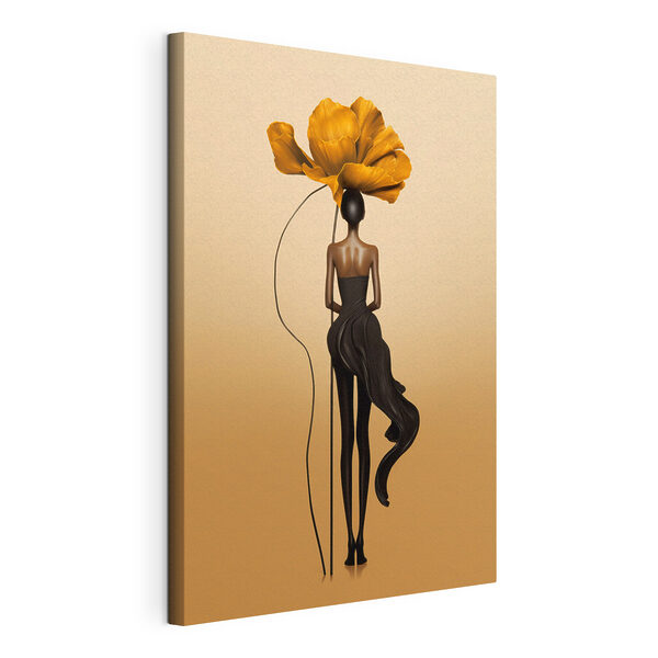Canvas Schilderijen Standbeeld van een vrouw met een bloem op haar hoofd (Artikelnummer: s48618) Canvas Schilderijen Canvas Schilderijen Standbeeld van een vrouw met een bloem op haar hoofd (Artikelnummer: s48618)