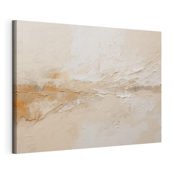 Canvas Schilderijen Witte muur met scheuren
