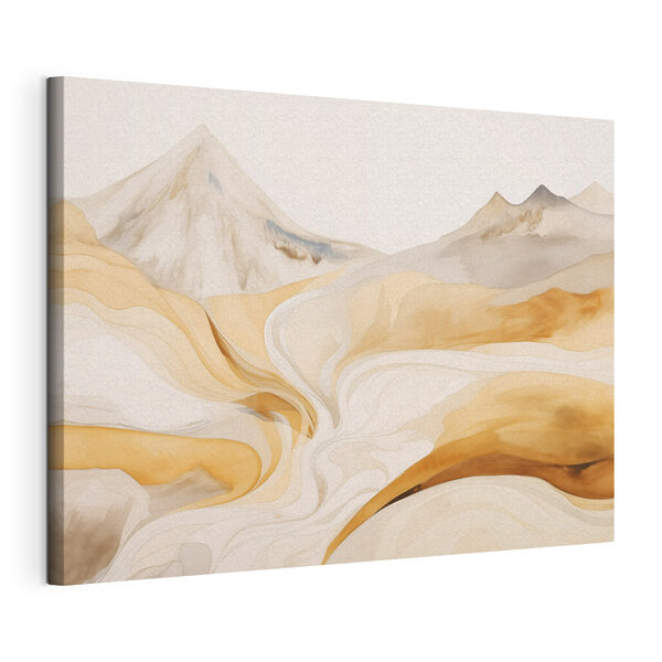 Canvas Schilderijen Aquarelschilderij van een woestijnlandschap (Artikelnummer: s48626) Canvas Schilderijen Canvas Schilderijen Aquarelschilderij van een woestijnlandschap (Artikelnummer: s48626)