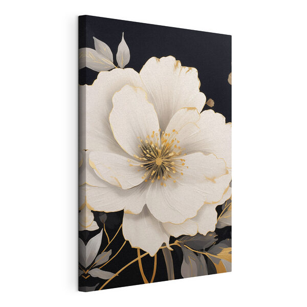 Canvas Schilderijen Prachtige bloem tegen een donkere achtergrond (Artikelnummer: s48633) Canvas Schilderijen Canvas Schilderijen Prachtige bloem tegen een donkere achtergrond (Artikelnummer: s48633)