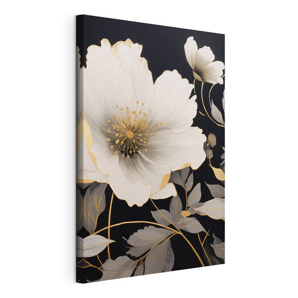 Canvas Schilderijen Canvas Schilderijen Prachtig bloemmotief met verfijnde details (Artikelnummer: s48634)